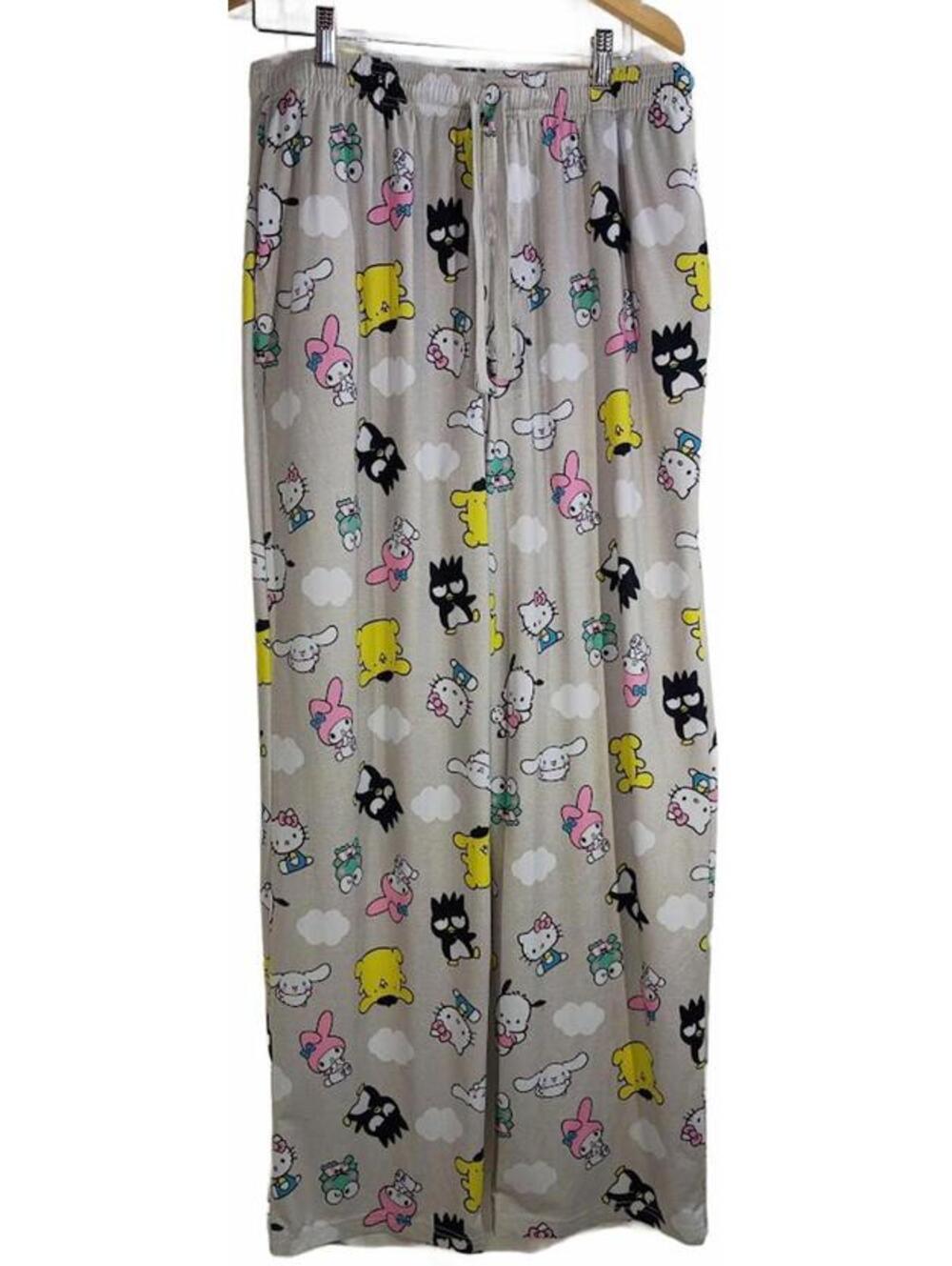 Hello Kitty Sanrio Character Print Lounge Pants Size XL